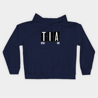 TIA- Tampa Florida Airport Code Souvenir or Gift Shirt Kids Hoodie